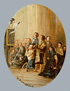 De preek door Valeriano Domínguez Bécquer