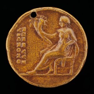 Concord houdt cornucopiae [achterkant]
