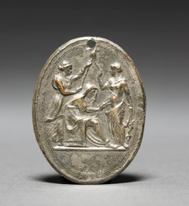 De Drie Schikgodinnen, begin 1500s of later door Valerio Belli