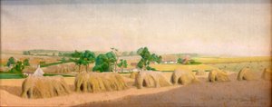 Landschap bij Ingooigem door Valerius de Saedeleer