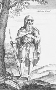 Een Britse Druïde van Stonehenge door William Stukeley