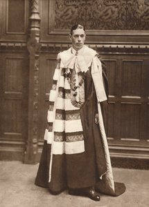 De hertog van York in gewaden van het Hogerhuis