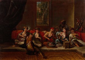 Mariniers van de Ottomaanse marine, 1730s door Vanmour