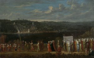 Turkse bruiloft, 1789 door Vanmour