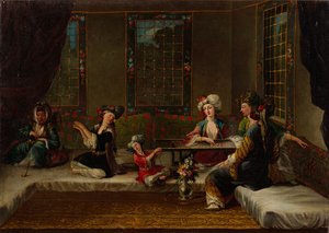 Vrouwen borduren