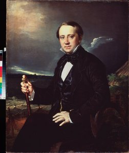 Portret van Alexander Sapozhnikov