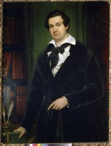 Portret van de acteur Vasily Andreevich Karatygin