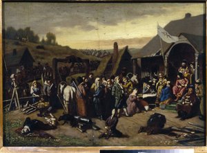 Het oordeel van Pugachev door Vasili Grigorevich Perov