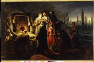 De eerste christenen van Kiev door Vasili Grigorevich Perov