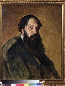 Portret van de kunstenaar Alexei Savrasov door Vasili Grigorevich Perov