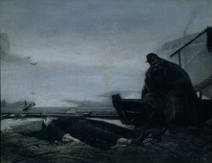 De verdronkenen, midden 1860s door Vasili Grigorevich Perov