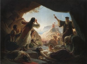 De Zeitun-opstand van 1862 door Vasili Grigorievich Khudyakov