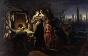 Eerste christenen van Kiev, 1880 door Vasili Grigoryevich Perov