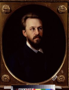 Portret van V. Sukachev, oprichter van het Irkoetsk Kunstmuseum.