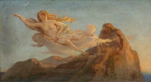 Wolk en Klif. Illustratie bij het gedicht De Klif van M. Lermontov