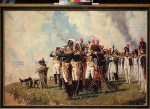 Napoleon op de hoogten van Borodino