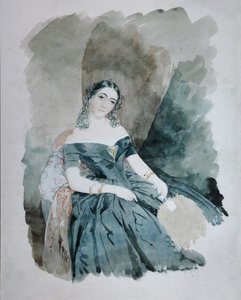Portret Van Leonilla Ivanovna Baryatinskaya, Prinses Zu Sayn Wittgenstein 1816-1918, 1846