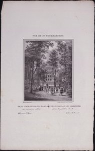 Uitzichten van Sint-Petersburg. Sint-Michaelskasteel door Vasili Semenovich Sadovnikov