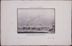 Gezichten van Sint-Petersburg. De Peter en Paul-vesting, 1833