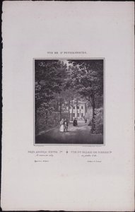 Gezichten van Sint-Petersburg. Het Zomerpaleis van Peter de Grote, 1833 door Vasili Semenovich Sadovnikov