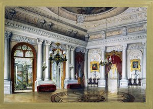 Uitzicht op de Antonio Vighi zaal in het Joesoepov-paleis in Sint-Petersburg