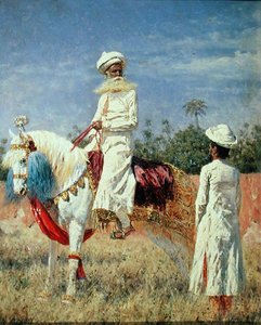 Een Ruiter in Jaipur door Vasili Vasilievich Vereshchagin