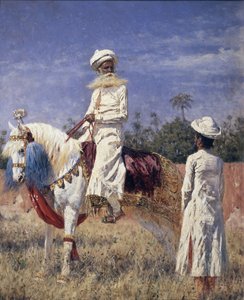 Een ruiter in Jaipur, 1881 door Vasili Vasilievich Vereshchagin