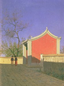 Vergaderhuis van de Solones, Ak-Kent, 1869-70 door Vasili Vasilievich Vereshchagin