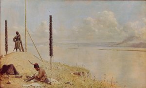 Piket aan de Donau, 1878-1879 door Vasili Vasilievich Vereshchagin