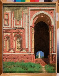Qutb Minar, een poort in oud Delhi