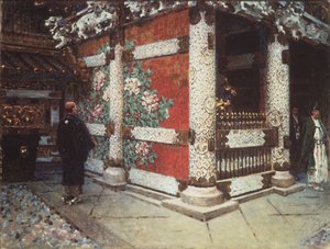 Het Shinto-heiligdom in Nikko, 1903 door Vasili Vasilievich Vereshchagin
