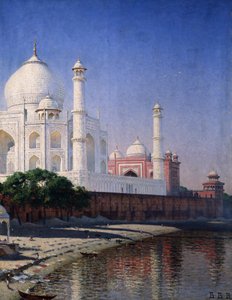 De Taj Mahal in Agra
