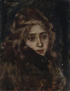 Prinses Maria Alexandrovna Menshikova. Studie voor Menshikov in Berezov