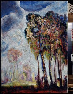 Landschap met bomen door Vasily Ivanovich Denisov
