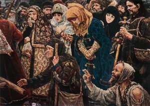 De Boyar Morozova door Vasily Surikov