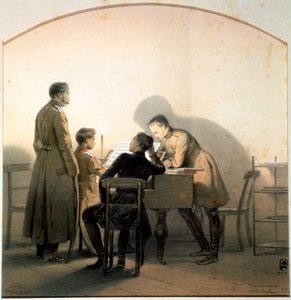 Aan de piano