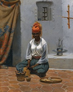 Thee zetten in Algiers, 1840s