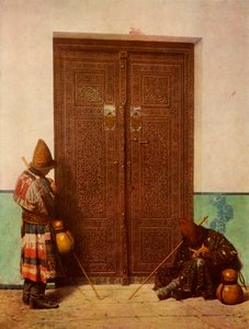 De deur naar het Timur Gur-Emir Mausoleum, 1873