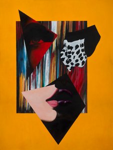 Open Deugd, 2014 (Acryl, Potlood op doek)