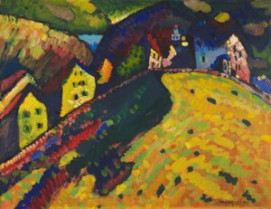 Huizen in Murnau, 1909