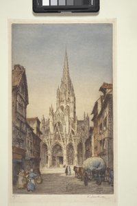 St. Maclou, Rouen door Vaughn Trowbridge