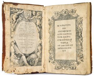 De architectura libri decem door Marcus Vitruvius Pollio, bewerkt door Fra Giovanni Giocondo, 1511