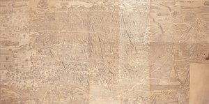 Kaart van Caïro, een Vogelvluchtzicht, 1549 door Venetian School