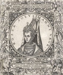 Portret van de sultan Roxelane