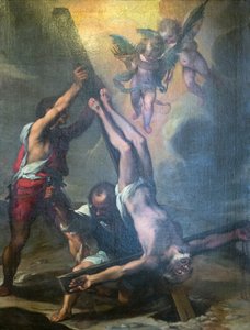 De kruisiging van Sint Pieter