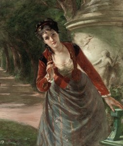 Portret van Mary Paul Astor, vrouw van William Waldorf Astor