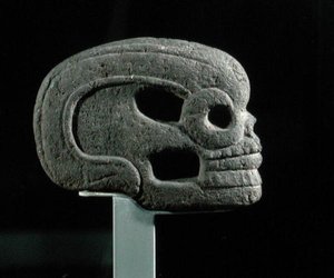 Votief bijlkop, late klassieke periode door Veracruz Veracruz