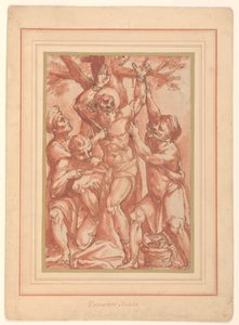 Martelaarschap van St. Bartholomeus door Vespasiano Strada