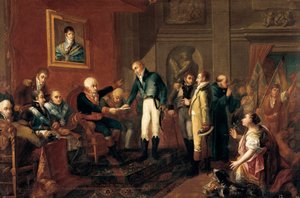 Spaanse Onafhankelijkheidsoorlog: de kapitein-generaal van Valencia ontmoet de Britse consul kort voor de Franse invasie door Vicent Castello Amat