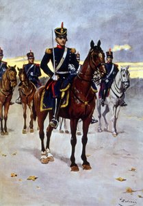 Argentijnse legerofficier van de bereden grenadiers door Vicente Blasco Ibanez